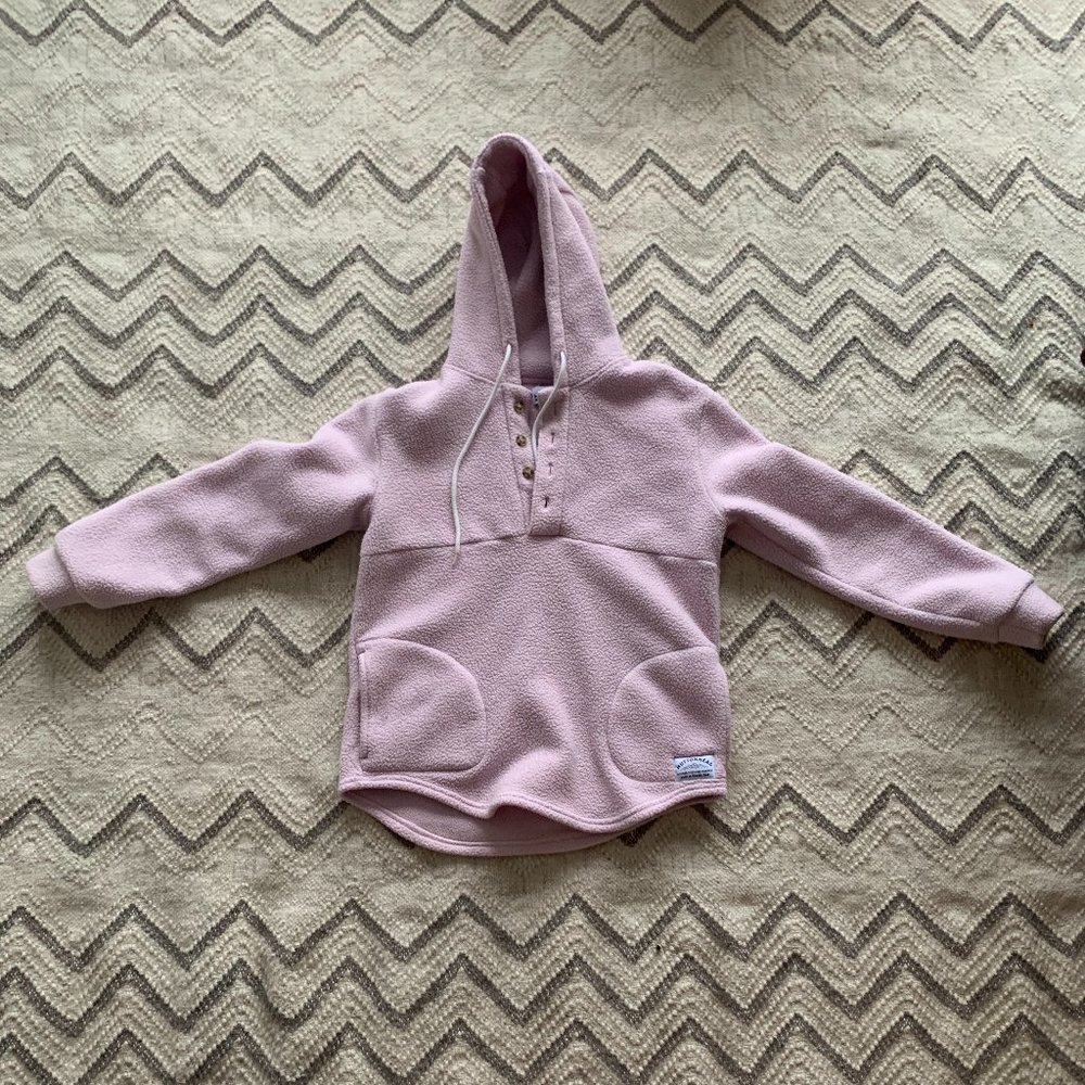 Muttonhead Camping Hoodie Pink Sherpa